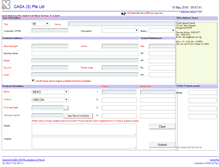 Tablet Screenshot of casa-service.com.sg